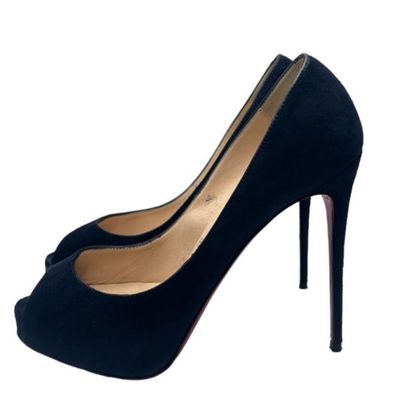 Christian Louboutin Shoes - Christian Louboutin New Very Prive 120mm  Veau Velours Suede heels RETAIL 895